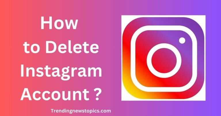 How to Delete Instagram Account