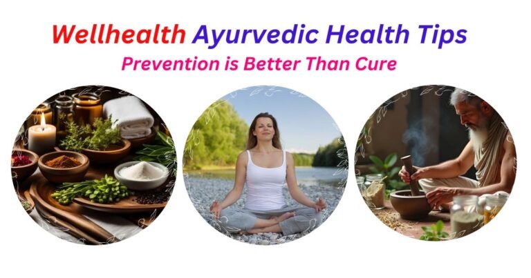 Wellhealth Ayurvedic Health Tips - Prevention Is Better Than Cure